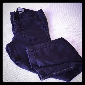 J Crew skinny leg cotton stretch canvas pants